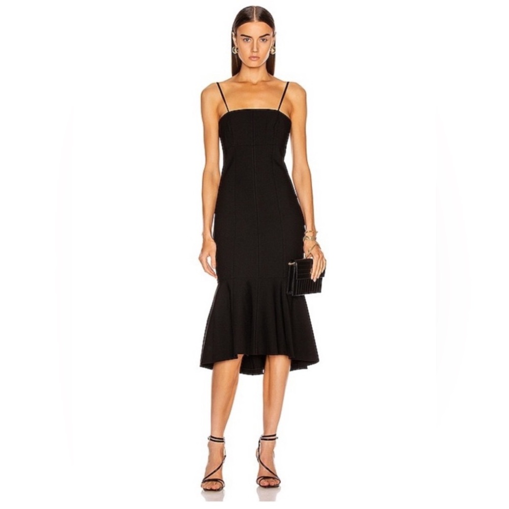 Cinq a Sept Salina Dress | Size 6 | Mermaid Hem Spaghetti Strap | Like New